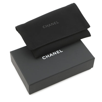 CHANEL Matelasse Classic Zip Coin Purse BlackAP0216 Caviar Leather
