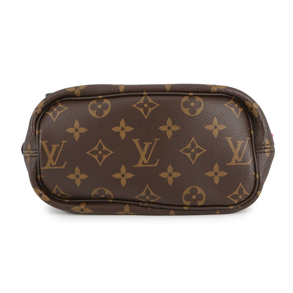 LOUIS VUITTON Neverfull・Inside Out Rose Buffalo Pondichery LeatherM12106 Monogram Grain Leather Size BB
