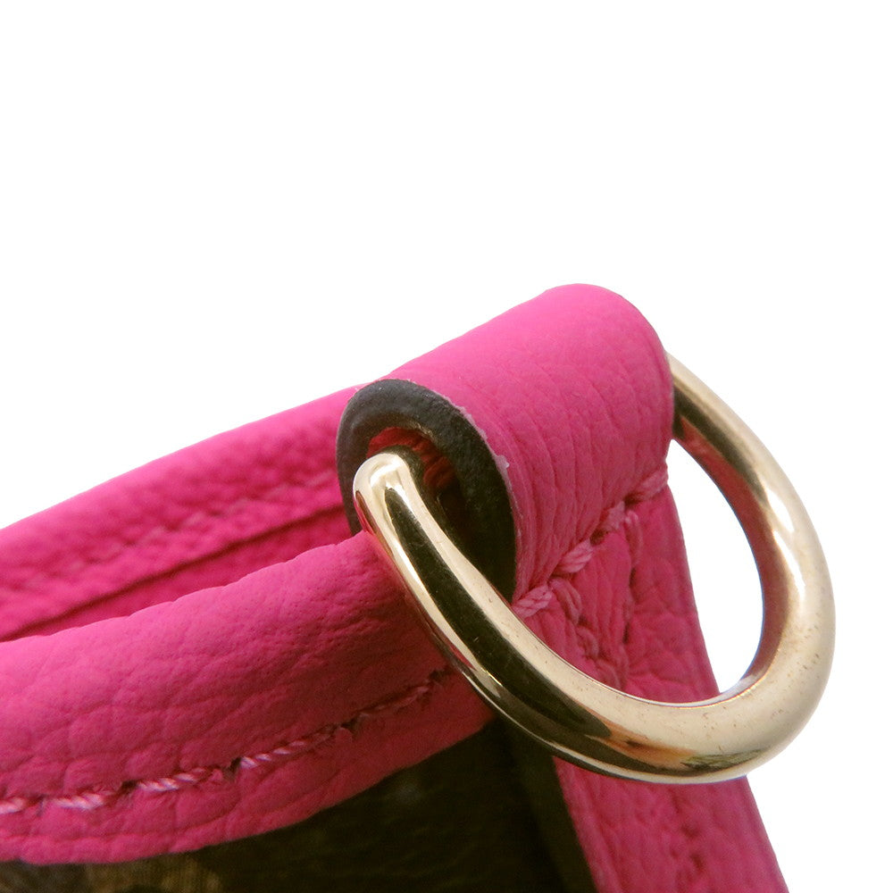 LOUIS VUITTON Neverfull・Inside Out Rose Buffalo Pondichery LeatherM12106 Monogram Grain Leather Size BB