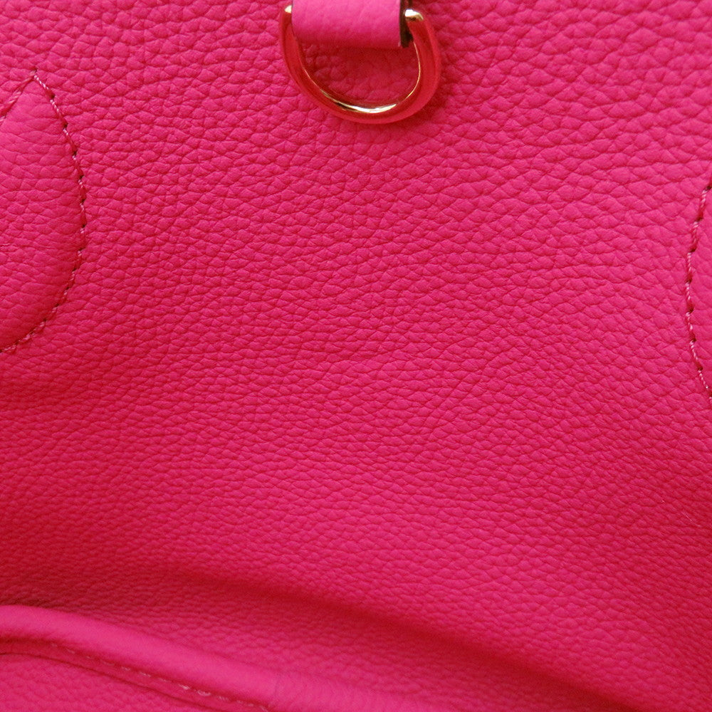 LOUIS VUITTON Neverfull・Inside Out Rose Buffalo Pondichery LeatherM12106 Monogram Grain Leather Size BB