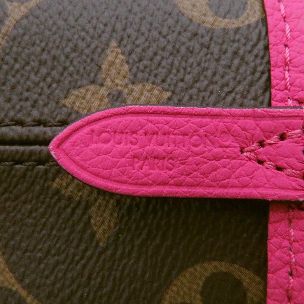 LOUIS VUITTON Neverfull・Inside Out Rose Buffalo Pondichery LeatherM12106 Monogram Grain Leather Size BB