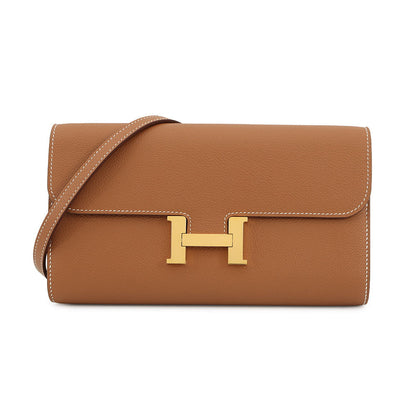 HERMES Constance to Go Gold Evercolor