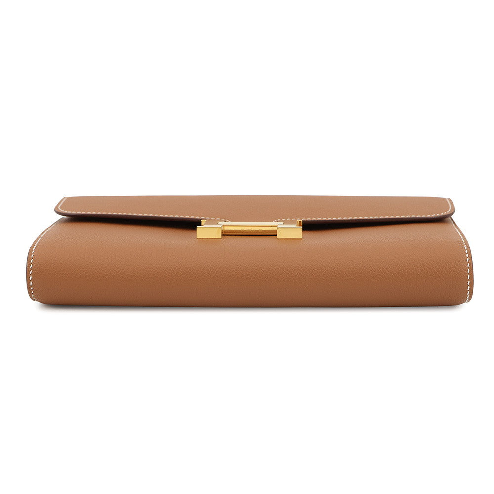 HERMES Constance to Go Gold Evercolor