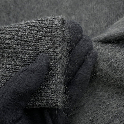 FENDI Zucca crew neck knit Size 46 GrayFZX091 Wool 70% Nylon20% Alpaca10%