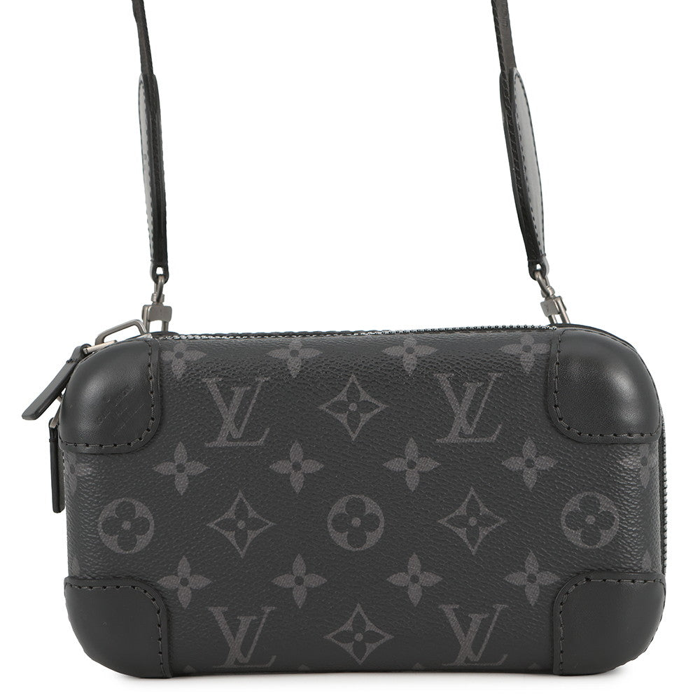 LOUIS VUITTON Horizon・Clutch NoirM45579 Monogram Eclipse