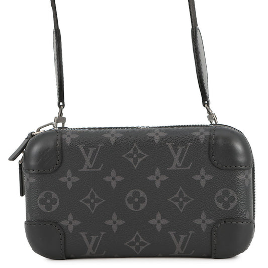 LOUIS VUITTON Horizon・Clutch NoirM45579 Monogram Eclipse