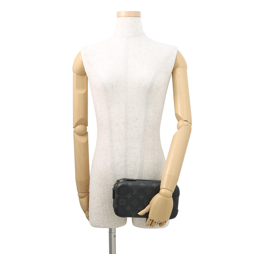 LOUIS VUITTON Horizon・Clutch NoirM45579 Monogram Eclipse