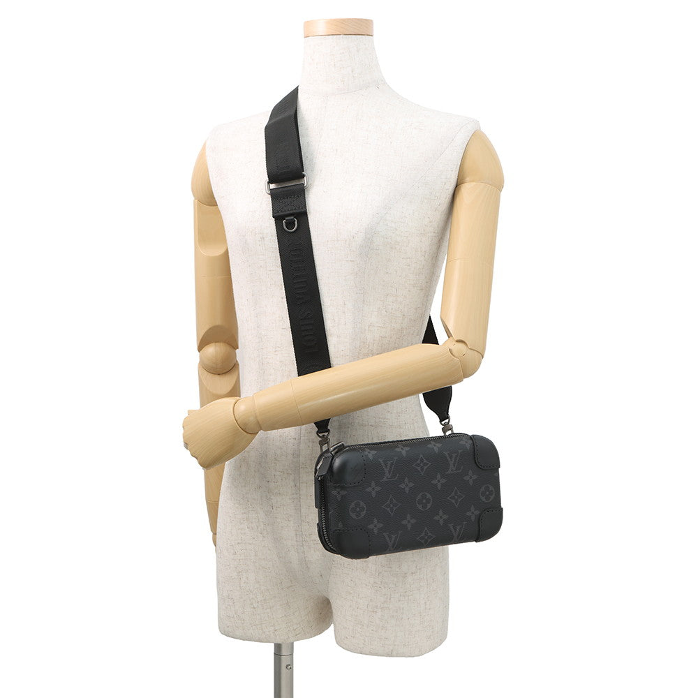 LOUIS VUITTON Horizon・Clutch NoirM45579 Monogram Eclipse