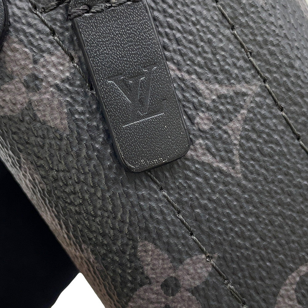 LOUIS VUITTON Horizon・Clutch NoirM45579 Monogram Eclipse