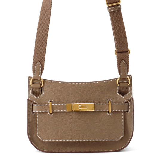 HERMES Jypsiere Etoupe Evercolor Size Mini