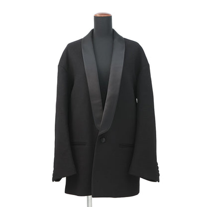 CELINE Cashmere tuxedo coat Size 34 Black2M02B6700 Cashmere100%