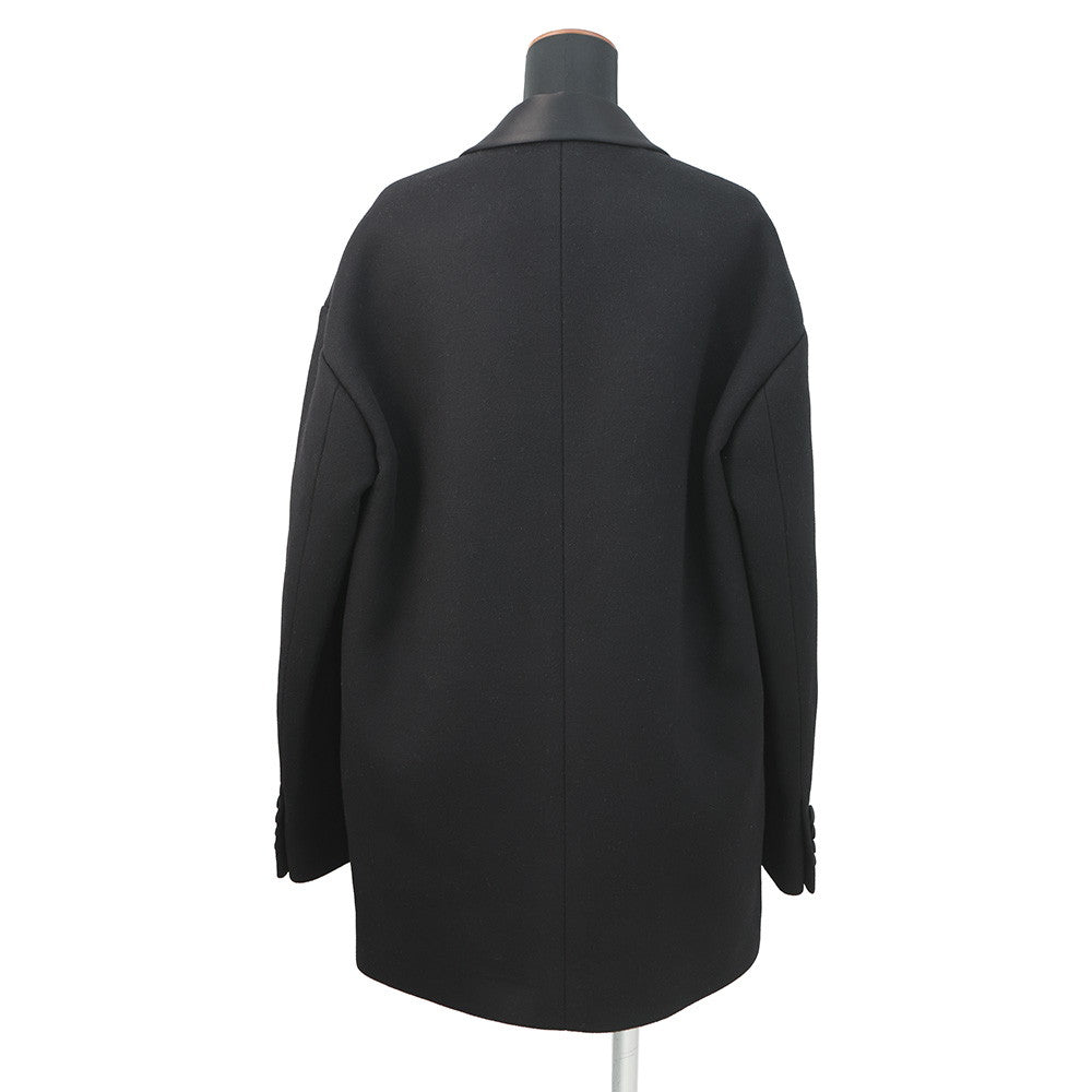 CELINE Cashmere tuxedo coat Size 34 Black2M02B6700 Cashmere100%