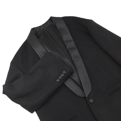 CELINE Cashmere tuxedo coat Size 34 Black2M02B6700 Cashmere100%