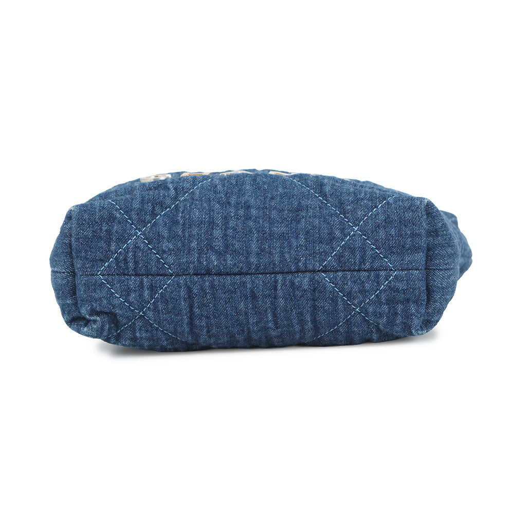 CHANEL CHANEL22 Denim BlueAS3980 Cotton Size Mini