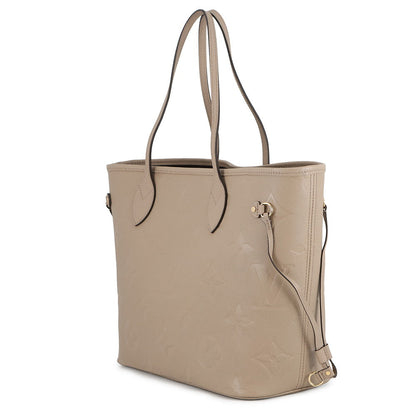 LOUIS VUITTON Neverfull TourterelleM45686 Monogram Empreinte Leather Size MM