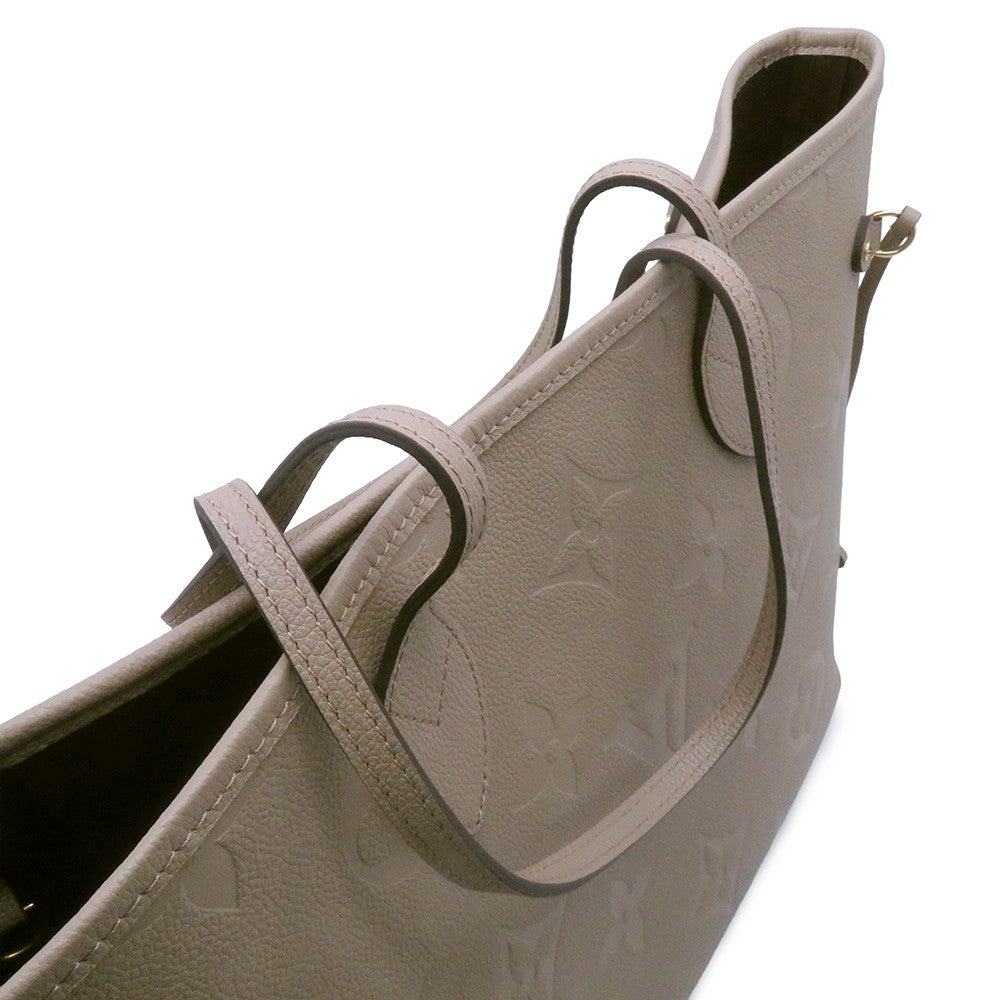 LOUIS VUITTON Neverfull TourterelleM45686 Monogram Empreinte Leather Size MM