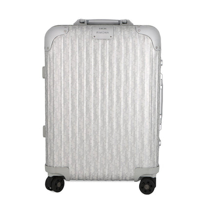 Dior Rimowa Collaboration Cabin Suitcase Oblique Carry-on Silver1DRTR002YWZ_H03E Aluminium