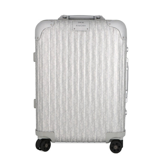 Dior Rimowa Collaboration Cabin Suitcase Oblique Carry-on Silver1DRTR002YWZ_H03E Aluminium