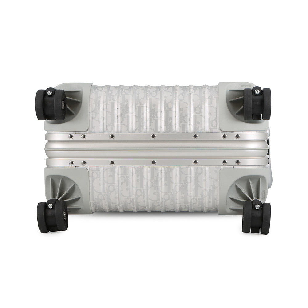 Dior Rimowa Collaboration Cabin Suitcase Oblique Carry-on Silver1DRTR002YWZ_H03E Aluminium