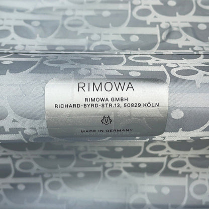 Dior Rimowa Collaboration Cabin Suitcase Oblique Carry-on Silver1DRTR002YWZ_H03E Aluminium
