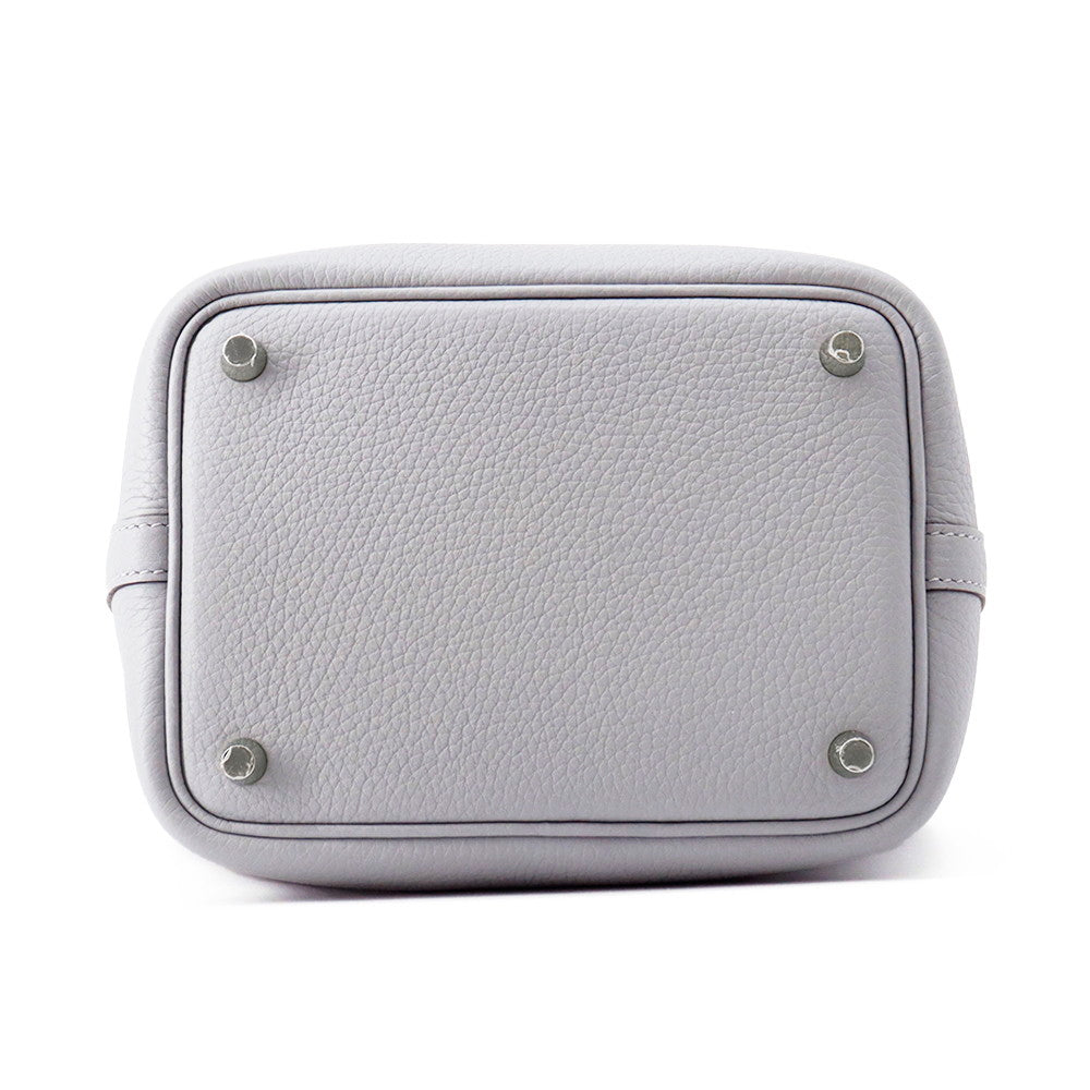 HERMES Picotin Lock Green Pantan Taurillon Clemence Size PM