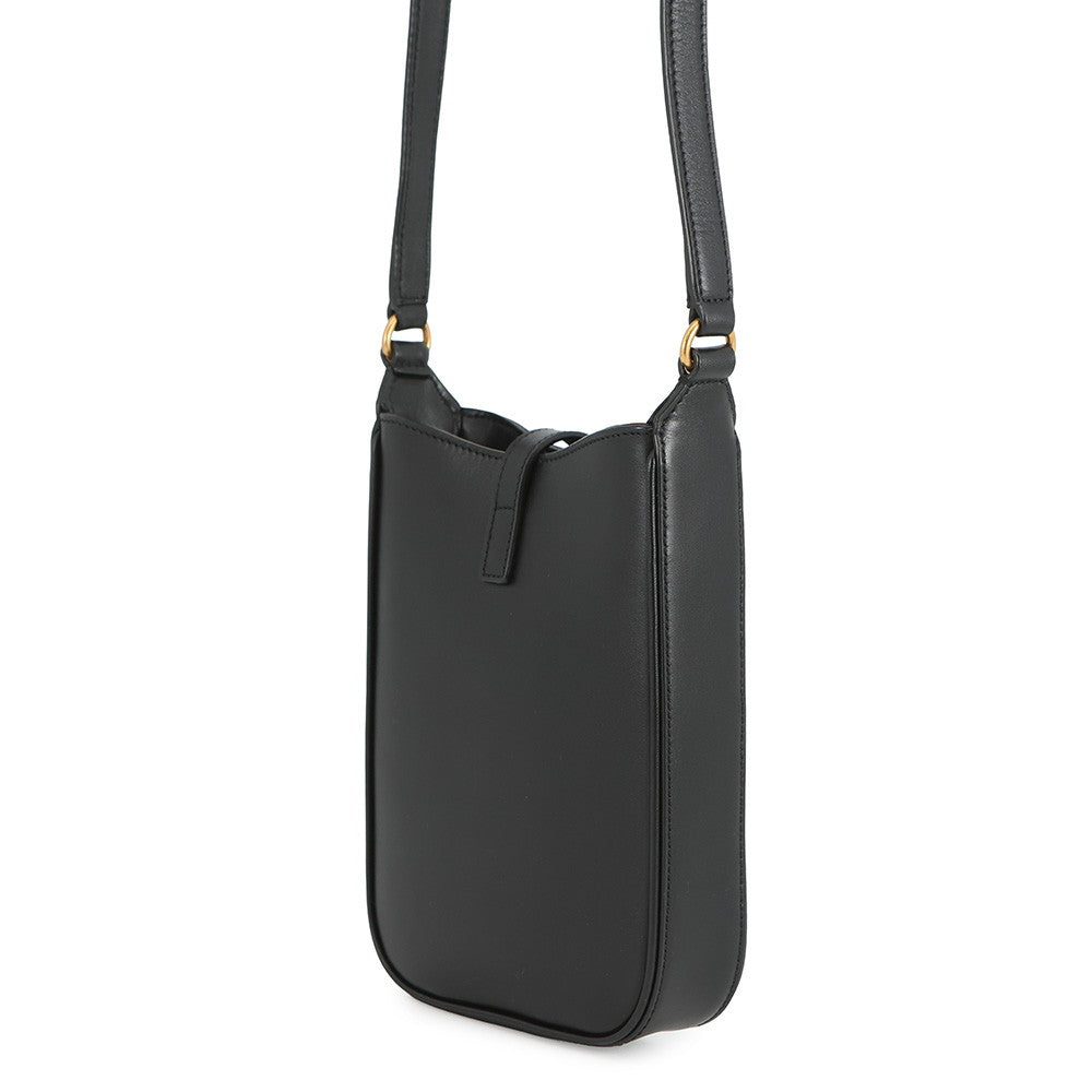 SAINT LAURENT PARIS Mini Vertical Shoulder Bag Black735214 Leather