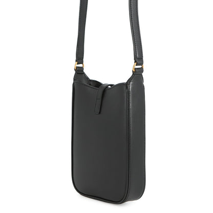 SAINT LAURENT PARIS Mini Vertical Shoulder Bag Black735214 Leather