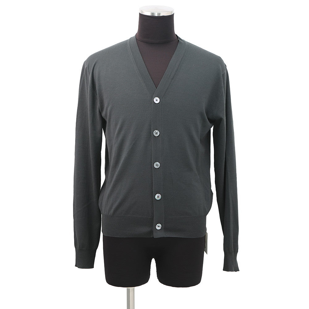 HERMES cardigan Size S GrayH567210HA Wool 100%