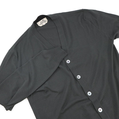 HERMES cardigan Size S GrayH567210HA Wool 100%