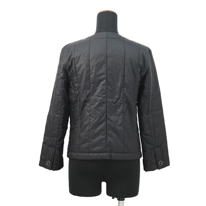 CHANEL COCO Button Collarless Quilted Jacket Size 36 BlackP46944 Nylon 98% Polyethylene 2%