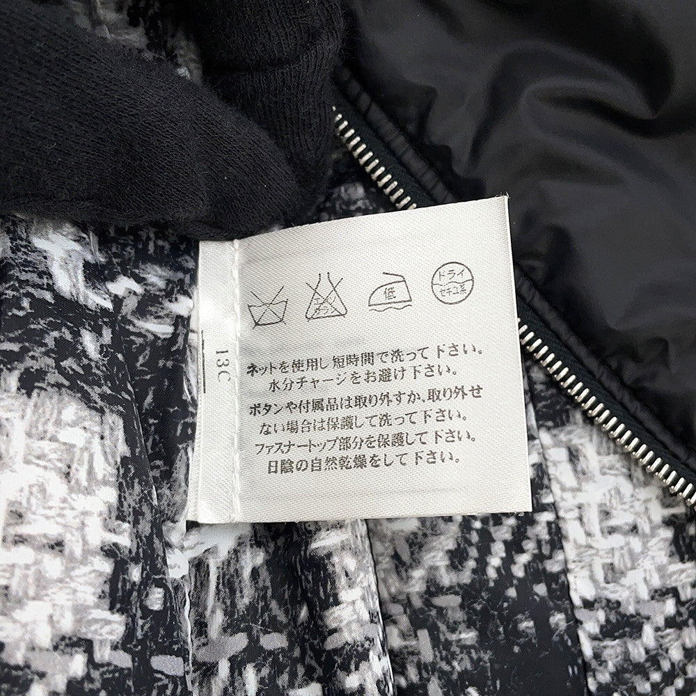 CHANEL COCO Button Collarless Quilted Jacket Size 36 BlackP46944 Nylon 98% Polyethylene 2%