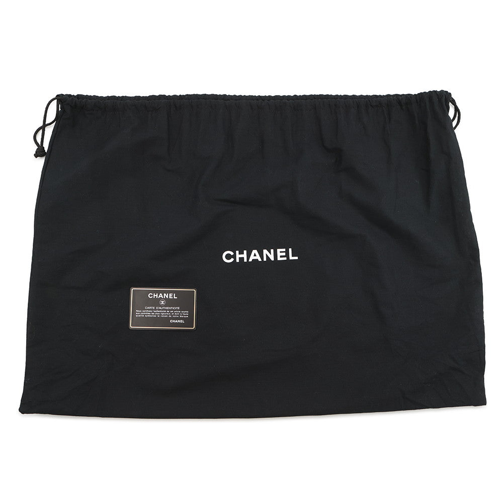 CHANEL Bubble Quilt ChainTravel Bag Ivory Leather
