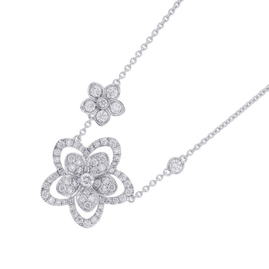 GRAFF Wildflower Double Diamond PendantRGP790 18K White Gold
