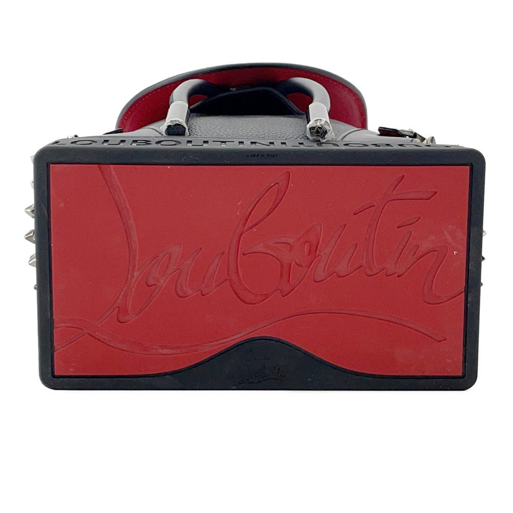 Christian Louboutin Explorer Funk Studded Backpack Black/Red3215038 Leather