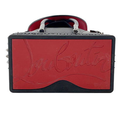 Christian Louboutin Explorer Funk Studded Backpack Black/Red3215038 Leather