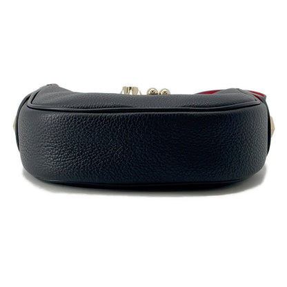 Christian Louboutin CARASKY Shoulder Bag Black/Red1225182 Leather Size Mini