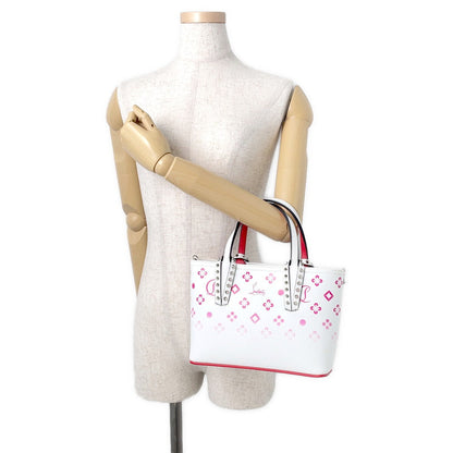 Christian Louboutin Kabata White/Pink1215237 Leather Size Mini