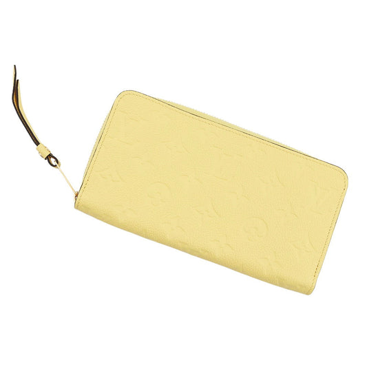 LOUIS VUITTON Zippy Wallet JauneM82043 Monogram Empreinte Leather