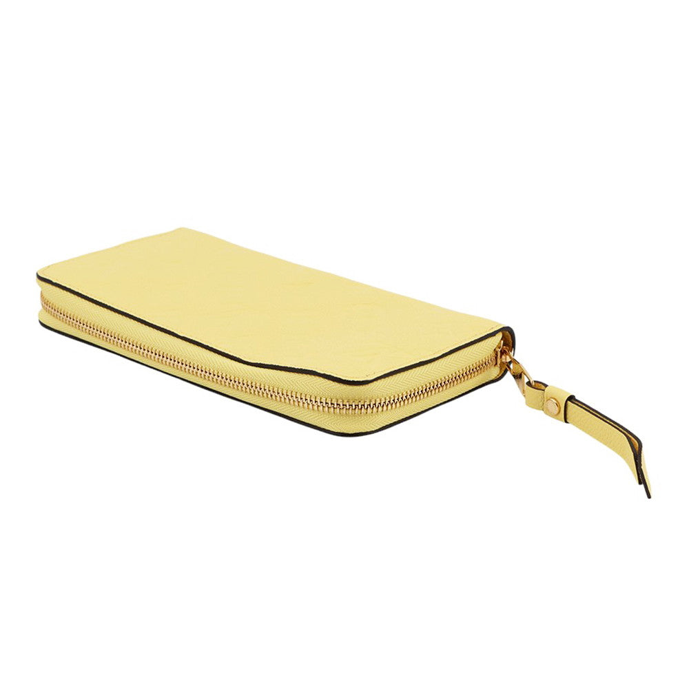 LOUIS VUITTON Zippy Wallet JauneM82043 Monogram Empreinte Leather