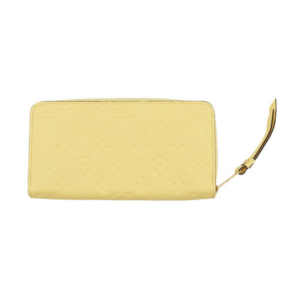 LOUIS VUITTON Zippy Wallet JauneM82043 Monogram Empreinte Leather