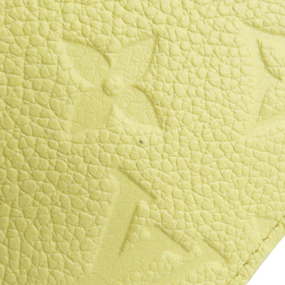 LOUIS VUITTON Zippy Wallet JauneM82043 Monogram Empreinte Leather