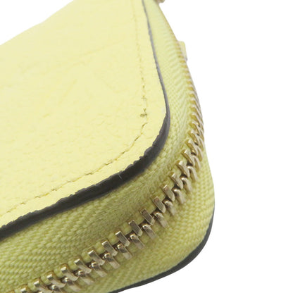 LOUIS VUITTON Zippy Wallet JauneM82043 Monogram Empreinte Leather