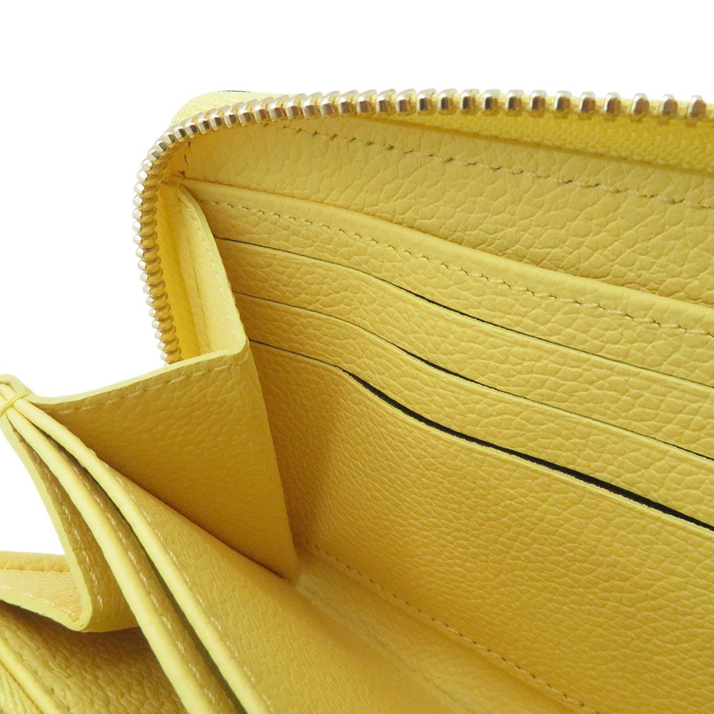LOUIS VUITTON Zippy Wallet JauneM82043 Monogram Empreinte Leather