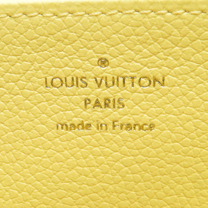 LOUIS VUITTON Zippy Wallet JauneM82043 Monogram Empreinte Leather