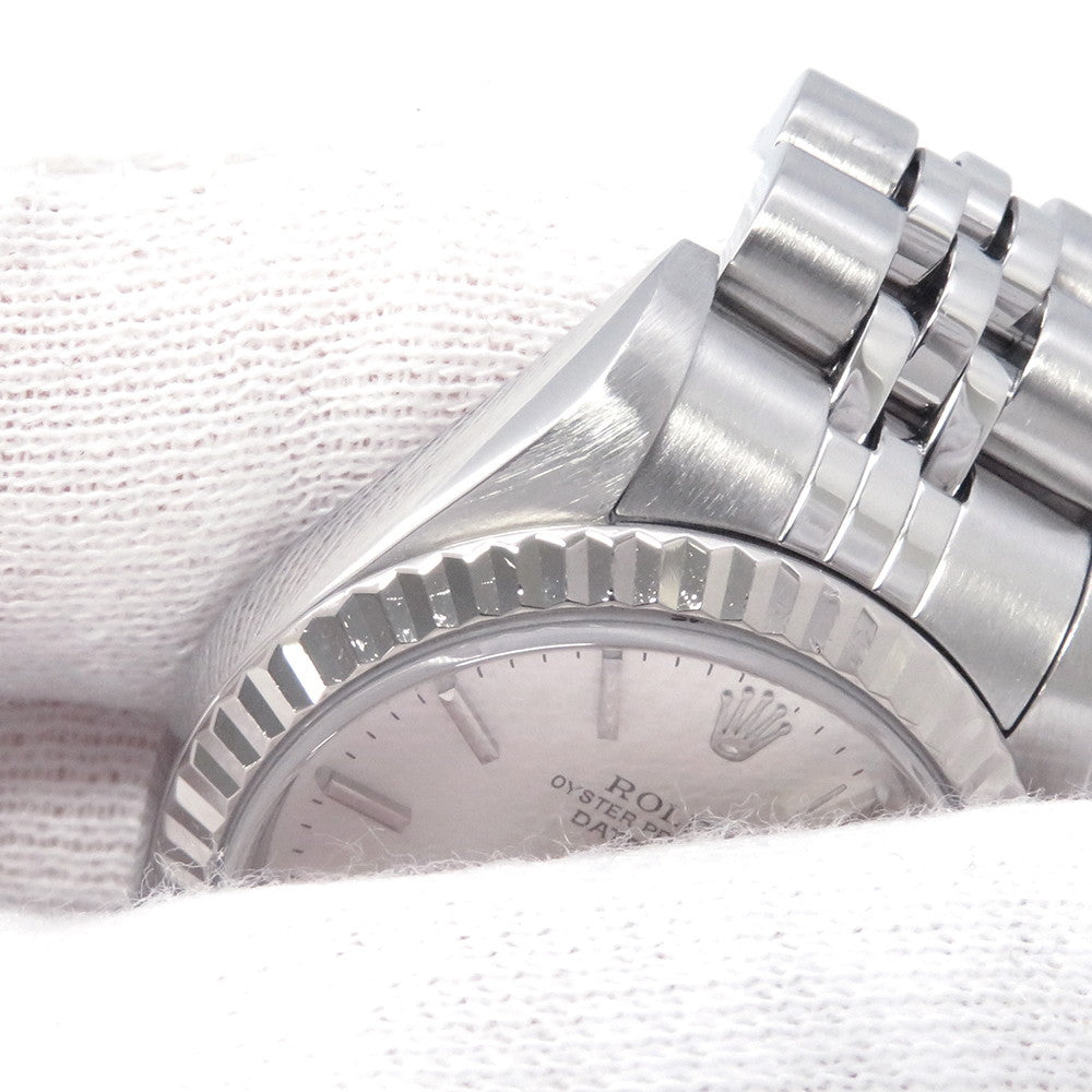 ROLEX Datejust W26mm Stainless Steel K18WG Silver Dial79174