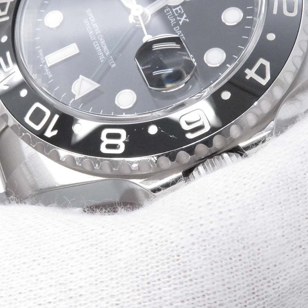 ROLEX GMT MasterII W40mm Stainless Steel Black Dial116710LN