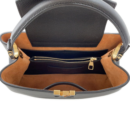 LOUIS VUITTON Capucines Souple Noir/BrownM14370 Calf Leather Size MM