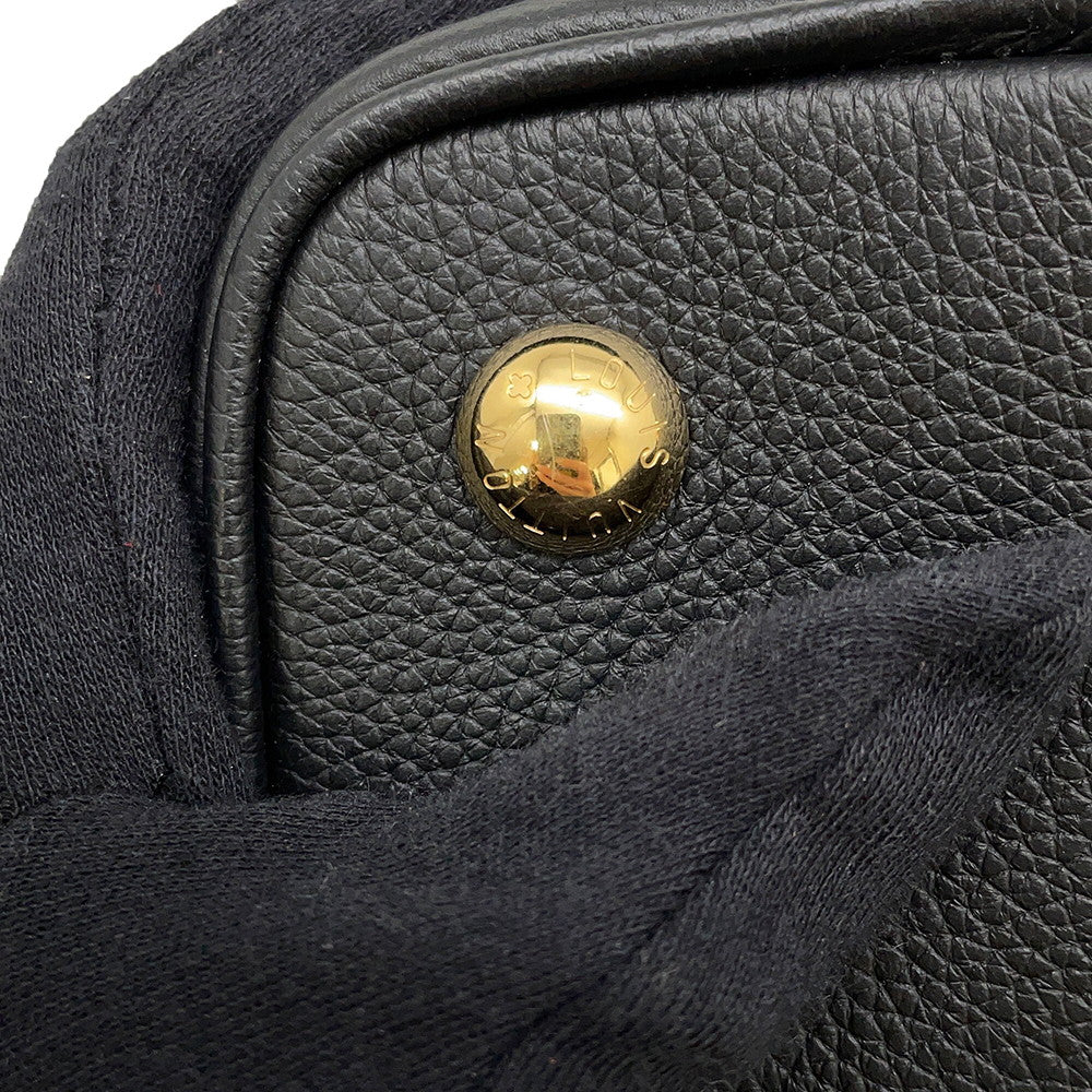 LOUIS VUITTON Capucines Souple Noir/BrownM14370 Calf Leather Size MM