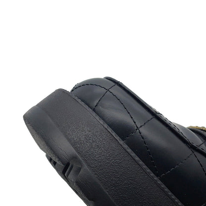 CHANEL CC logo loafers BlackG45921 Calf Leather Rubber Size 37