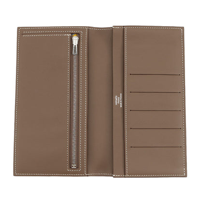 HERMES Citizen twill Etoupe Swift Leather